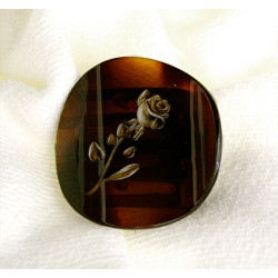 13353 - Clip Shell W/rose