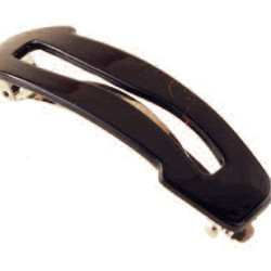 21670 - AUTO BARRETTE BLACK  3 1/2