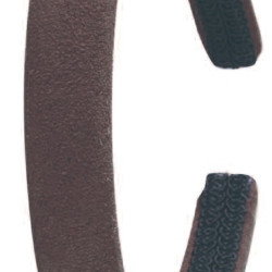 00449 - HEADBAND SUEDE BROWN SMALL