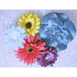 540 - Flower Clip Assorted