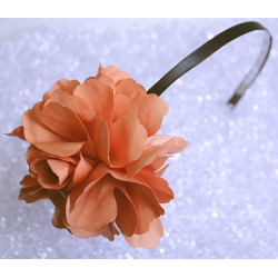 608 - Metal Flower Headband Assorted