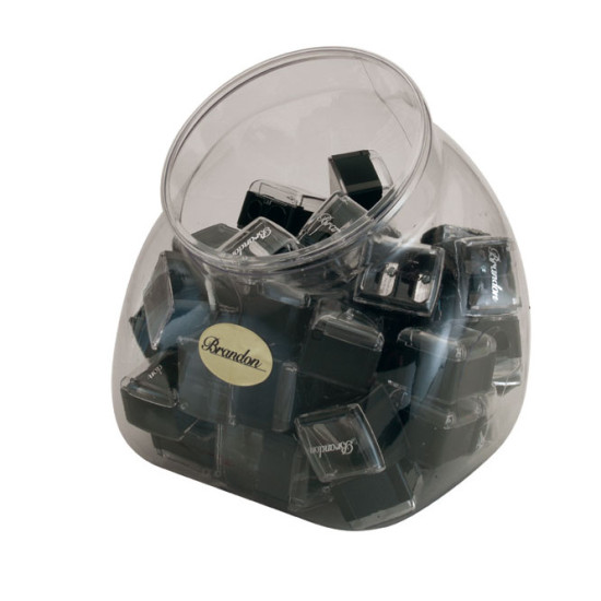6170-48 - Double Metal Sharpener With Clear Cover.