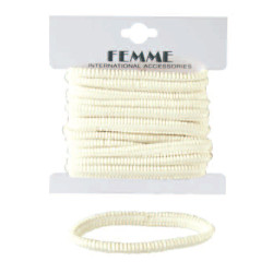 61937 - PONYTAIL HOLDER 12/CD BEIGE