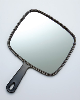 7103 - 1X Large TV Mirror, Black