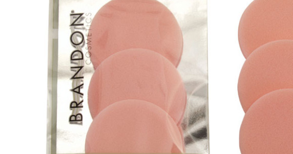 BRANDON Cosmetic Sponges 40/pk (3 pks) #1400
