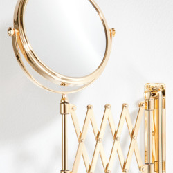 M541 - 5X & Normal View Gold Extension Mirror