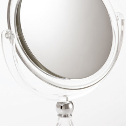 M687 - 10X & Normal Vanity Mirror, Clear, 5 1/4