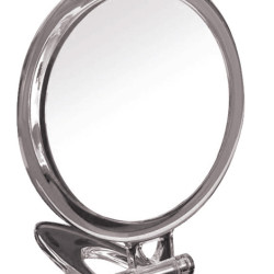 M713B - 5X & Normal Round Travel Compact Mirror