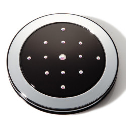 M759 - 5X & Normal View Rhinestone Compact Mirror