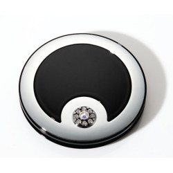 M763 - 5X & Normal View Rhinestone Compact Mirror