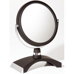 M814 - 7X & Normal View Vanity Mirror Black