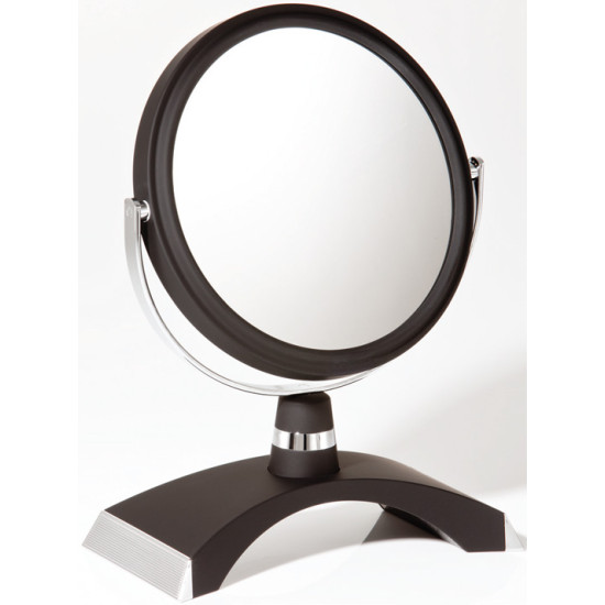 M814 - 7X & Normal View Vanity Mirror Black
